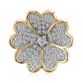 14K SI1 (G) Diamond Gold Pendant (Annette)
