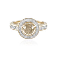 9K I2 Brown Diamond Gold Ring (SUHANA)