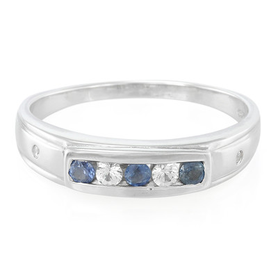 Kanchanaburi Sapphire Silver Ring