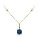 14K London Blue Topaz Gold Necklace (CIRARI)