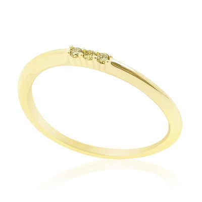 9K I1 (Yellow Diamond) Gold Ring (de Melo)