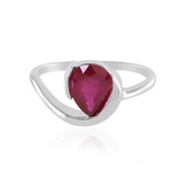 Bemainty Ruby Silver Ring