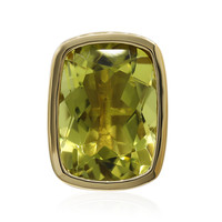 Ouro Verde Quartz Silver Pendant