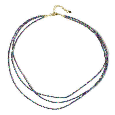 Mystic Hematite Silver Necklace