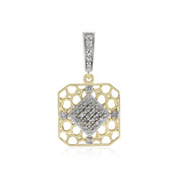 9K I2 (I) Diamond Gold Pendant (Ornaments by de Melo)