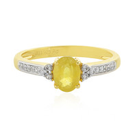 Madagascar Yellow Sapphire Silver Ring