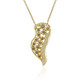 9K I2 Champagne Diamond Gold Necklace (de Melo)