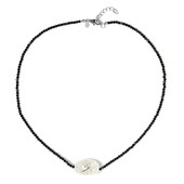 Crushed Ice Quartz Silver Necklace