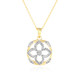 I3 Brown Diamond Silver Necklace