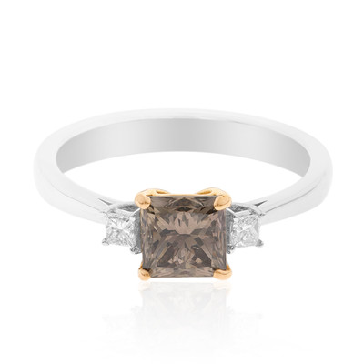18K Chocolate Diamond Gold Ring