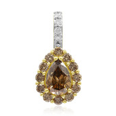 18K SI1 Argyle Cognac Diamond Gold Pendant (Mark Tremonti)
