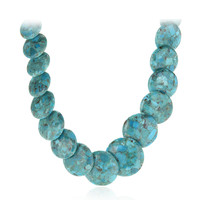Turquoise Silver Necklace (Dallas Prince Designs)