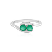Green Onyx Silver Ring