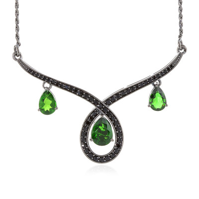 Russian Diopside Silver Necklace (Memories by Vincent)