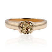 18K VS1 Argyle Rose De France Diamond Gold Ring (Annette)