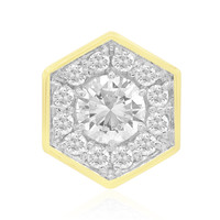 14K SI1 (G) Diamond Gold Pendant