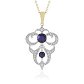 Madagascar Blue Sapphire Silver Necklace