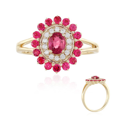 9K Pink Spinel Gold Ring (Adela Gold)
