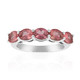 Pink Tourmaline Silver Ring (Pallanova)