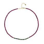 Ruby in Zoisite Silver Necklace (Riya)