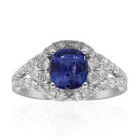 18K Ceylon Blue Sapphire Gold Ring (CIRARI)