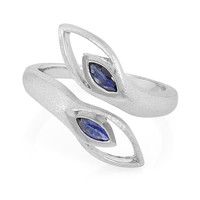 Laos Sapphire Silver Ring