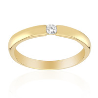 SI1 (G) Diamond Silver Ring