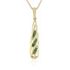 9K I2 Green Diamond Gold Necklace (Ornaments by de Melo)