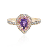 9K Ceylon Purple Sapphire Gold Ring (Adela Gold)