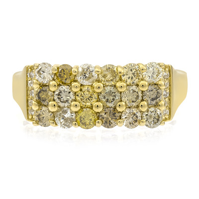 14K SI2 Fancy Diamond Gold Ring (CIRARI)