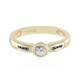 9K White Sapphire Gold Ring (Adela Gold)