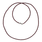 Rhodolite Silver Necklace