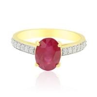 18K Burmese Ruby Gold Ring (AMAYANI)