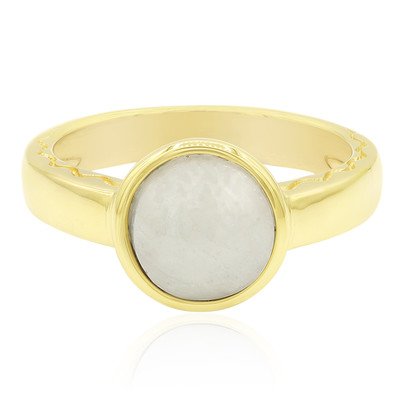 White Jadeite Silver Ring (Annette)