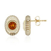 9K Madeira Citrine Gold Earrings (Ornaments by de Melo)