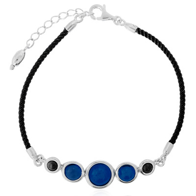 Colombian blue Amber Silver Bracelet (dagen)