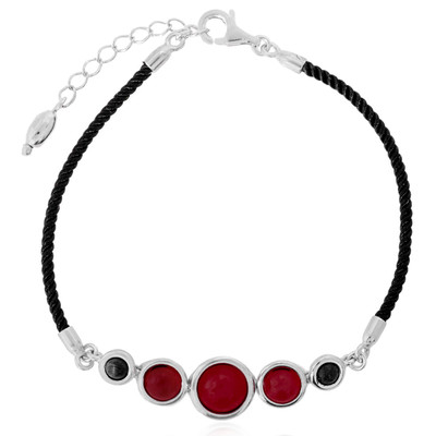 Colombian red Amber Silver Bracelet (dagen)