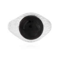 Black Onyx Silver Ring