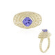 9K AAA Tanzanite Gold Ring (Ornaments by de Melo)