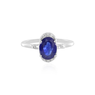 Madagascar Blue Sapphire Silver Ring