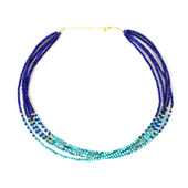 Lapis Lazuli Silver Necklace (Riya)