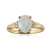 10K Australian Opal Gold Ring