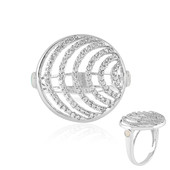 Welo Opal Silver Ring (SAELOCANA)