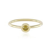 9K I3 Yellow Diamond Gold Ring
