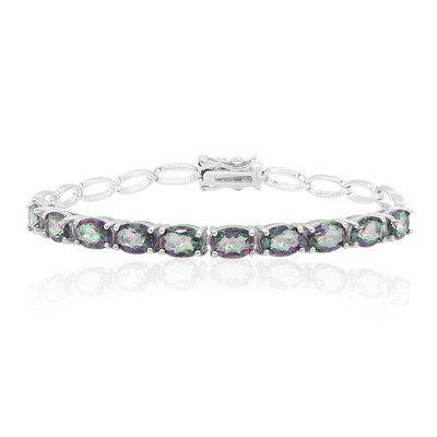 Mystic Quartz Silver Bracelet