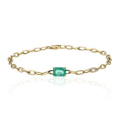 18K AAA Zambian Emerald Gold Bracelet (CIRARI)