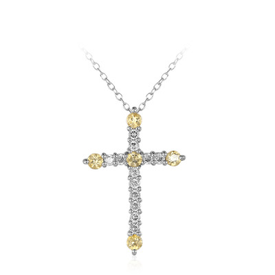 Citrine Silver Necklace