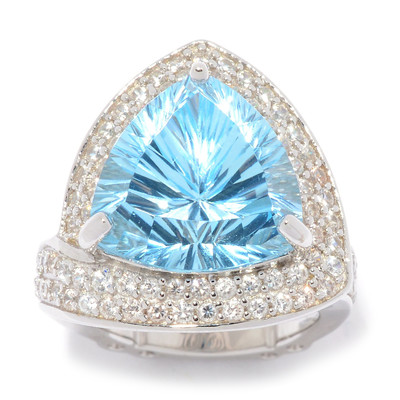 Sky Blue Topaz Silver Ring (Dallas Prince Designs)