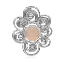 Rose Quartz Silver Pendant