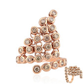 14K SI1 Argyle Rose De France Diamond Gold Ring (Annette)